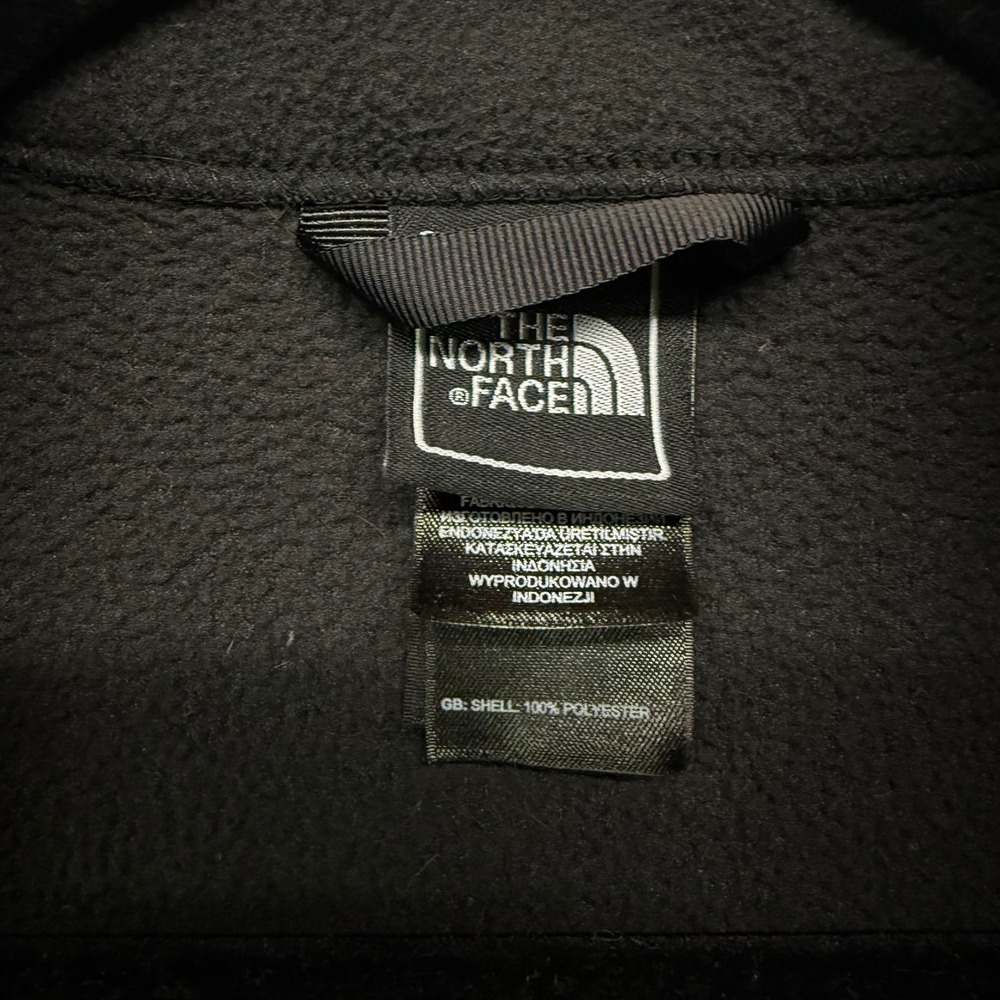 The North Face Boys Fleece Jacket Black Full Zip Size L 14 16 - Picture 4 of 9